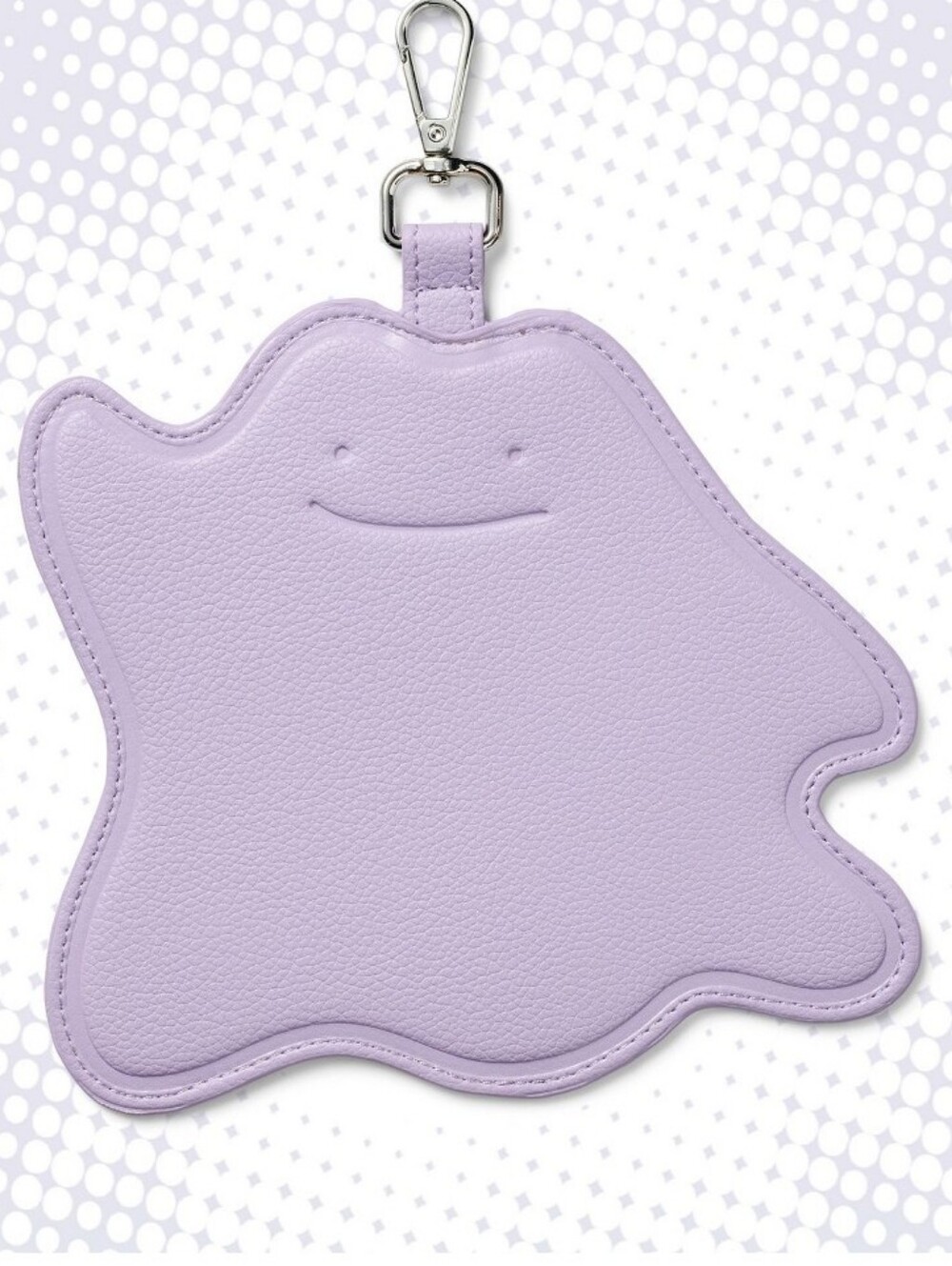 Ditto Pokemon Target Clip-On Bag Charm Id Holder Luggage Tag